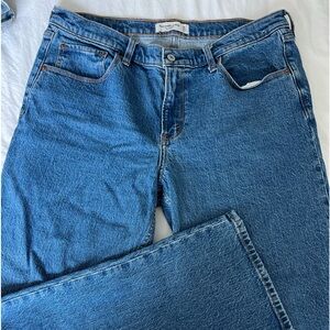 mid-rise Abercrombie straight leg